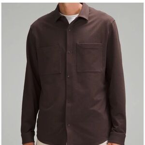Lululemon Men’s Stretch French Terry Overshirt - Size M - Coffee